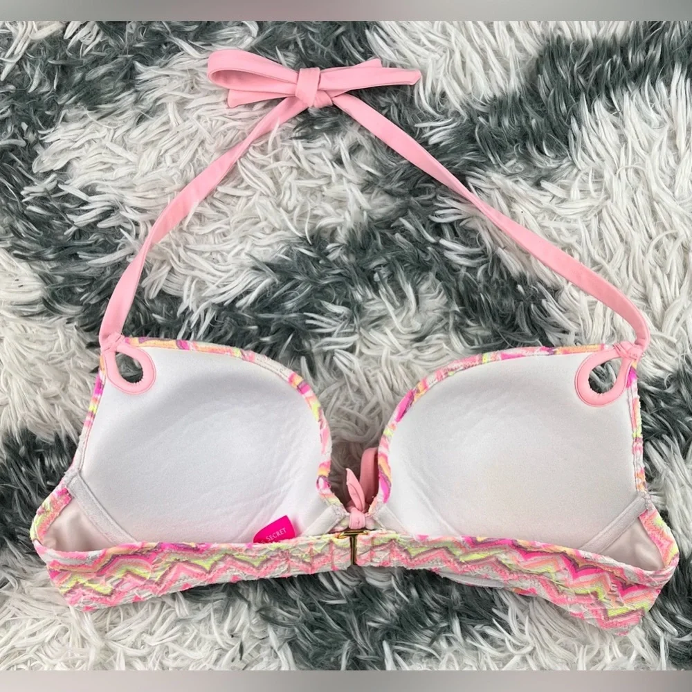 Victoria's Secret Women's Bikini Swim Top Pink Size 34C
